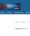 JOURNAL OF THE ENTOMOLOGICAL RESEARCH SOCIETY雜志封面